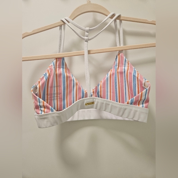 Cleo Harper Riley Bralet Striped Multi-Color Size S - Picture 5 of 10